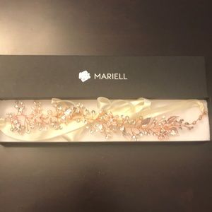 Mariell rose gold headband